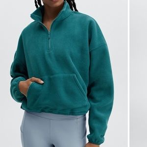 Fabletics Rayne Polar Fleece 1/4 Zip Size M